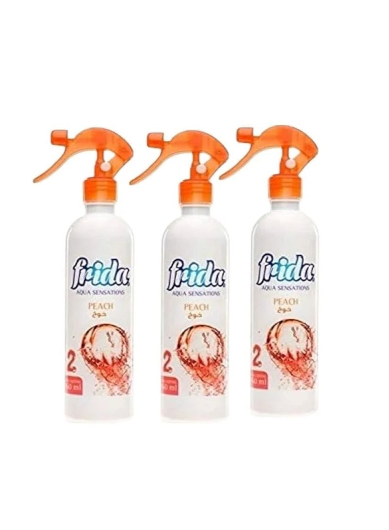 مجموعة معطرت جو من فريدا فاكهي براحة الخوخ 3×460